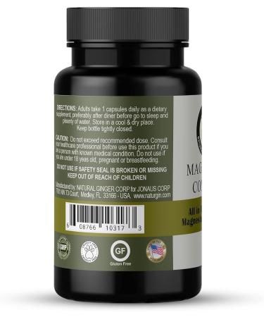 Magnesium Complex 460mg Citrate + Potassium Citrate 90 Capsules - 90 Days Supply - Buy Online on GoSupps.com