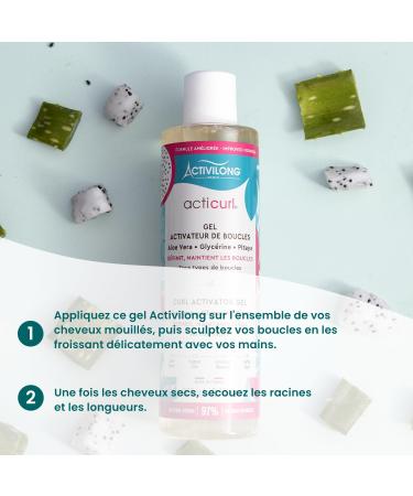 Acticurl Curl Activator Gel with Aloe Vera & Glycerin Perfect Hold & Definition for Shiny Frizz-Free Curls 260 ml | International Shipping Available - Buy Online on GoSupps.com
