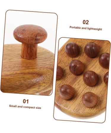 Beavorty Wooden Massage Brush Set - Multi-Purpose Body & Scalp Massager Travel Comb & Decorative Hair Tool - Buy Online on GoSupps.com