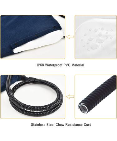 Pet Heating Pad for Dogs & Cats - Electric Indoor Warming Mat with Auto Power Off - 18 x 18 - Buy Online on GoSupps.com