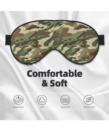 Buy Tiger Stripe Camo Sleep Mask for Men & Women | Reusable Soft Blackout Eye Mask | Ideal for Travel & Better Sleep Essentials - Buy Online on GoSupps.com