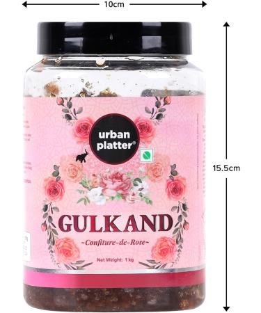 Urban Platter Natural Gulkand (Rose Petal Jam) 1Kg 100% Natural | Sun Dried | Nature's Coolant | Chaitri Roses.  - Buy Online on GoSupps.com