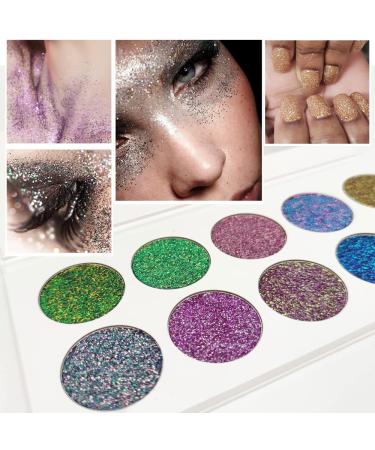 YNZON Chameleon Eyeshadow Palette - 10 Intense Color Shifting Eye Shadows for Long-Lasting Glitter Makeup - Buy Online on GoSupps.com