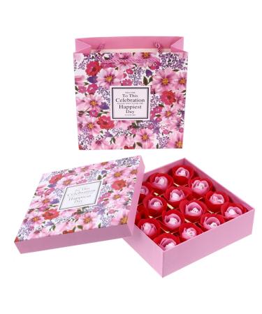 POPETPOP 2 Boxes Rose Soap Soap Flowers Floral Soaps Mom Birthday Rose Petals Artificial Rose Scented Soap Shower Soap Scented Soaps Christmas Roses Mother