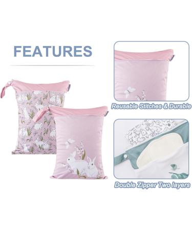 Maeau Wetbags for Fabric Diapers - Reusable Waterproof Diaper Bag Organizer (30x40cm) | 31 Patterns for Gym & Kindergarten Use - Buy Online on GoSupps.com