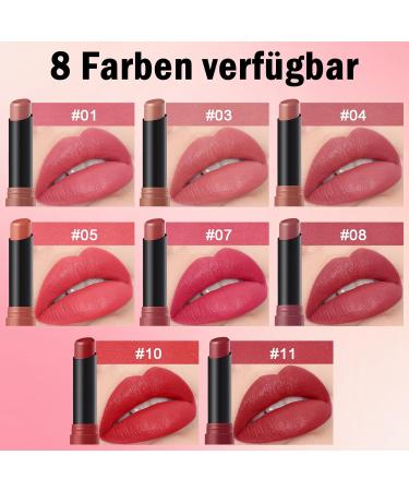  Erinde Erinde Lip Liner and Lipstick Set Matte Finish Lip Liner and Lipstick Long Lasting and Highly Pigmented Soft Lip Makeup Contour - Buy Online on GoSupps.com