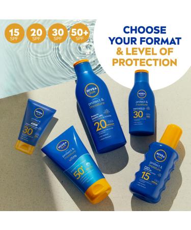Nivea Sun Moisturising Sun Lotion SPF 50+ 200ml - Ultimate Sun Protection - Buy Online on GoSupps.com
