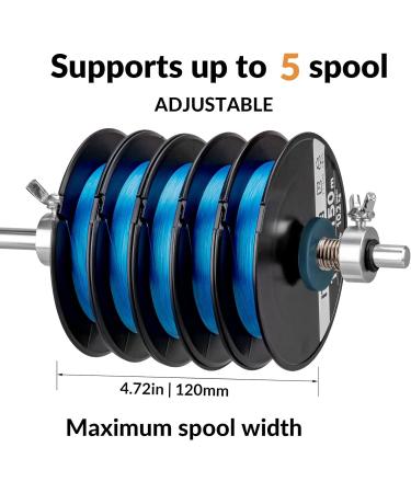 THKFISH Line Spooler with Clamp | Hand Reel Fishing Line Spooling System & Accessories | Easy C-Line Remover for Anglers - Buy Online on GoSupps.com
