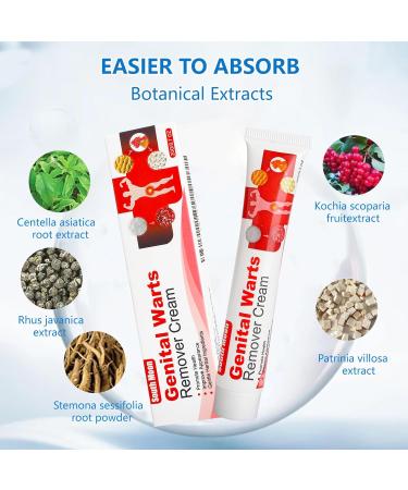 Wart Remover Fast Acting Gel - Freeze Off Ointment & Cream for Genital Plantar Common Warts - 2 Pack - Buy Online on GoSupps.com