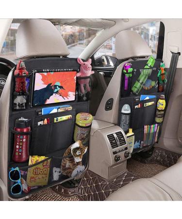 Gsrhzd Car Seat Organizer with Tablet Holder - 9 Pocket Car Storage for Kids, Toys, Food - Travel Essential for Parents & Drivers - Buy Online on GoSupps.com