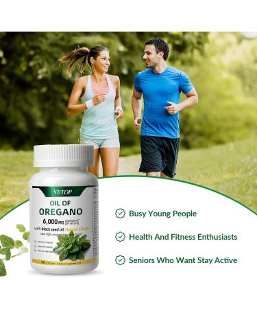 Oregano Oil with Black Seed Oil Vitamin C and Zinc 4-in-1 formula Naturally Contains Carvacrol and Thymol antioxidant and immune-boosting benefits and support digestion | Non-GMO | 90 Softgels 1 Bottle - Buy Online on GoSupps.com