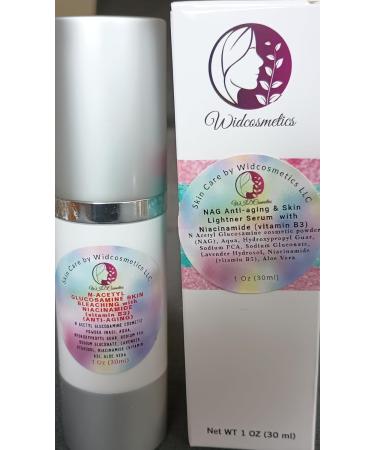 Best Advanced Anti-aging Face Brightener Organic Antiwinkles Acetyl-Glucosamine Serum + vitamin B3 (Niacinamide) Efficient Anti-aging Face Faster Wrinkle reduction Re-activate skin Youth (30 ml) - Buy Online on GoSupps.com