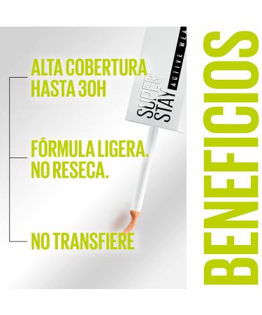 Superstay Activewear 30H Corrector 30-Honey | Long-Lasting Coverage 30 Ml | Premium eCommerce International Shipping - Buy Online on GoSupps.com