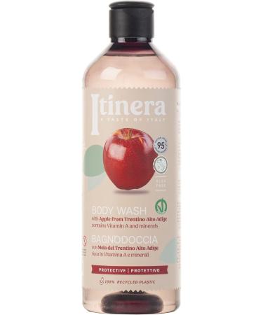  sarcia.eu ITINERA - Apple Trentino protective shower gel 95% natural ingredients 370 ml 4 pieces - Buy Online on GoSupps.com