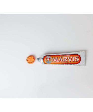 Marvis Ginger Mint Toothpaste 3.8 oz - Freshens Breath with Natural Ingredients - Buy Online on GoSupps.com