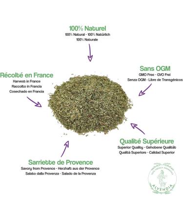 ALVENDIA - Real Savory of Provence - Grown and Harvested in the South of France - Pack of 200g - Harvest 20223 - Buy Online on GoSupps.com