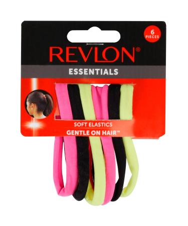 Revlon Essentials 6 Piece Soft Touch Hair Elastics