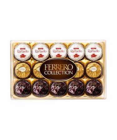 FERRERO COLLECTION Fine Assorted Chocolate and Coconut Confections Gift Box 15 Confections 156 g 15 pieces