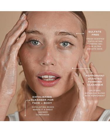 Biba De Sousa The Mandelic Scrub - Gentle AHA Exfoliation - Invigorating Daily Facial Cleanser For All Skin Types - (8 oz) - Buy Online on GoSupps.com