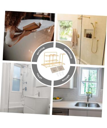 Zerodeko 2-Pack Rustproof Toothbrush Holder & Cup - Elegant Bathroom Organizer for Toothbrushes Razors & Makeup Brushes - Light Luxury Steel Design (24x14cm) - Buy Online on GoSupps.com