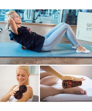 Yiyifor Fascia Ball Set - Premium Peanut Massage Balls for Self-Massage & Trigger Point Therapy | Medium-Hard for Spine Back & Neck Relief - Buy Online on GoSupps.com