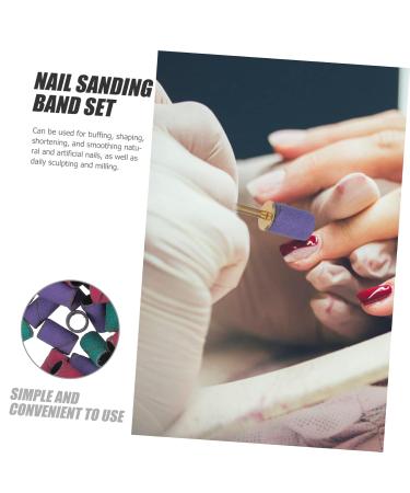 Beavorty 6 boxes Nail Polishing Circle manicure supplies nail drill for gel nails nail accessories nail drill sanding bits nail salon supplies drill sanding bands grinding polisher set - Buy Online on GoSupps.com