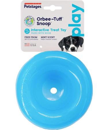 Planet Dog Orbee-Tuff Snoop - Interactive Snack Ball for Dogs - Large Blue Toy - International Shipping - Buy Online on GoSupps.com