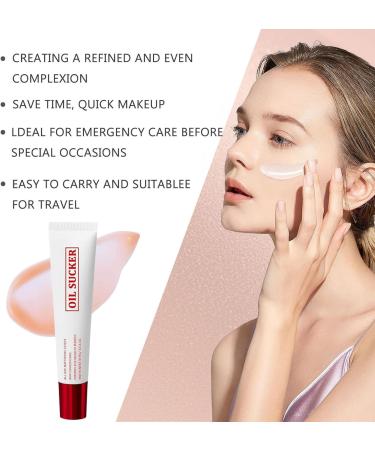 blmcoos Oil Sucker Primer Makeup Pore Refiner Primer Mattifying Primer for Oily Skin Waterproof & Sweatproof Makeup Base Alkaline Formula for Instant Pore Tightening 1 - Buy Online on GoSupps.com