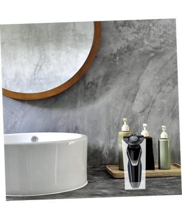 Skisuno 2-Piece Acrylic Razor Display Stand for Men | Electric Shaver Holder & Face Razor Rack - Buy Online on GoSupps.com
