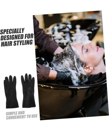 NUSITOU 2 Pairs Hair Dye Glove Hand Protector for Hair Coloring Washable Hair Styling Cleaning Hair Protection Large Hair Salon - Buy Online on GoSupps.com