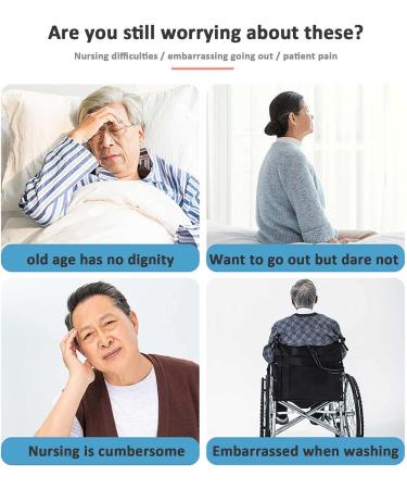 Daily Wear Post Surgery Tearaway Pants for Disabled Adults Open Crotch Pants in Grey | Comfortable L/XL Care Clothing - Buy Online on GoSupps.com