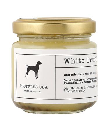 TRUFFLES USA White Truffle Butter 2.82 oz - Italian Truffle Butter from Fresh Italian Truffles Imported from Italy from Authentic Family Owned Truffle Farms