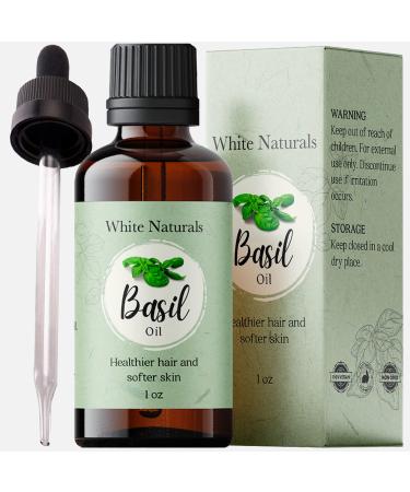 Basil Essential Oil- Improve Alertness - 100 Pure Therapeutic Grade Basil Oil for Aromatherapy 1 oz