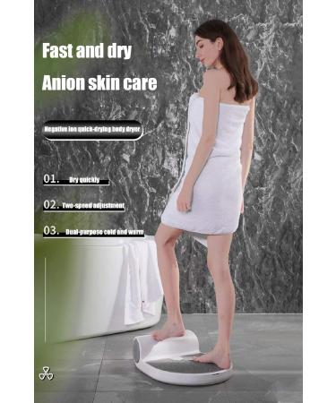 WEVRMQDY LXINDM Electric Full Body Dryer Waterproof Negative Ions Body Hair Heater Blow Dryer with Weighing Scale for Household Bathroom Health Spa Swimming Pool(White) - Buy Online on GoSupps.com