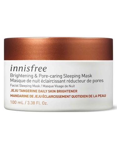 innisfree Tangerine Brightening & Pore Caring Sleeping Mask Treatment   3.38 Fl Oz (Pack of 1)