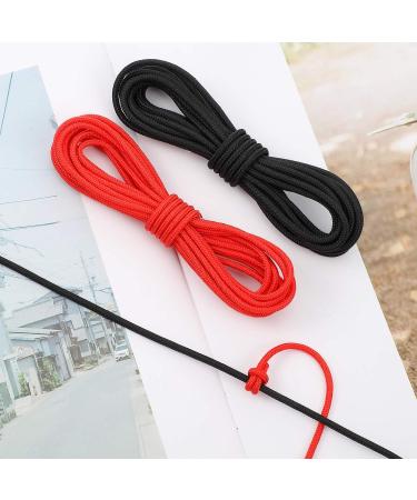 2 Pieces Archery D Loop Rope Set - 10 Feet, Bowstring Serving Thread, Release Material - Black and Red - Buy Online on GoSupps.com