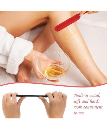 8-Piece Hair Waxing Removal Kit - Spatulas, Applicator, Stir Sticks, Scraper for Easy Hair Removal and Makeup Application - Buy Online on GoSupps.com