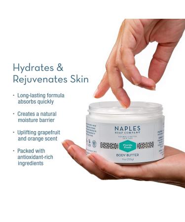Florida Fresh Citrus Natural Body Butter - 9 oz Rich Cocoa Shea for Women | Nourishing and Moisturizing Skin Care - Buy Online on GoSupps.com