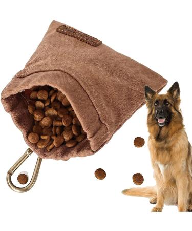 Deliciency Dog Elder Leader - Free-Handed Training with Automatic Closure | Small Forage Bags & Carabiners | 2 Pack Puppy Treats for Dogs - Buy Online on GoSupps.com