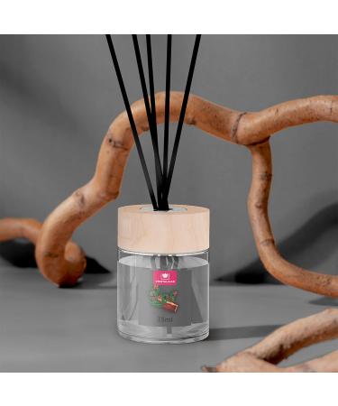 Cristalinas 35ml Sandalwood & Cedar Air Fresheners for Home - Reed Diffusers for home - Home Fragrance Lasts upto 8 weeks - Room Diffuser Sticks with Coloured Fragrance Oil - Buy Online on GoSupps.com