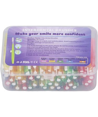 Xwyebo Oral Care Routine - 60pcs Interdental Cleaning Brush Set for Adults & Children | Best International Shipping - Buy Online on GoSupps.com