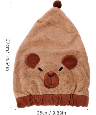 VALICLUD Coral Fleece Hair Drying Cap - Absorbent Wet Hair Towel for Fast Drying | International Shipping - Buy Online on GoSupps.com