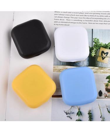 Laurag Candy-Colored Portable Contact Lens Container with Tweezers & Suction Rod - Easy Small Matte Finish for International Shipping - Buy Online on GoSupps.com