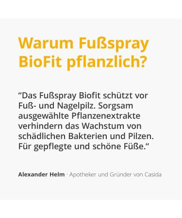 Casida - Set de Soin des Pieds Repair & Protect - pour le soin des ongles et des pieds - Huile pour les Ongles - Spray pour les Pieds BioFit - Concentr pour Bain de Pieds - la qualit des pharmacies - Buy Online on GoSupps.com