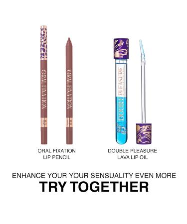 Double Pleasure Lip Oil - Moisturizing Plumping Lip Gloss for Women | Hydrating Glow Oil with Silicone Applicator | Softening Lip Care (Skinny-Dipping - Buy Online on GoSupps.com