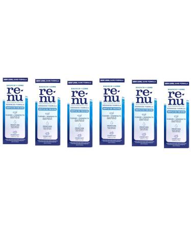 Bausch & Lomb Renu Advanced Formula Solution Pack of 6