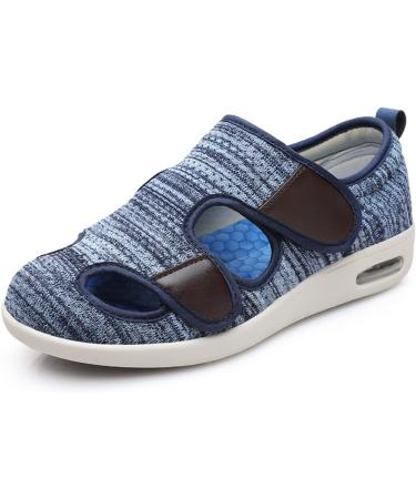 ZBJH Extra Wide Diabetic Shoes with Swollen Feet Wide Fit Large Size Arthritis Edema Feet Footwear Breathable Lightweight Air Cushion Walking Shoes for Women 22.9.2 (Color : A04 Size : 41)