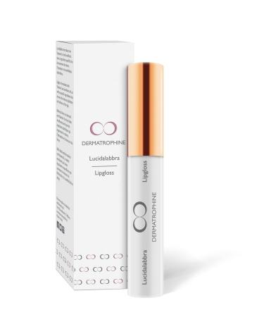 DERMATROPHINE Pro - Gloss Labbra | Whitening Lip Gloss | Lip Plumping | Natural Plumping Effect Lip Gloss for Full Plump and Super Glossy Lips | Lip Gloss