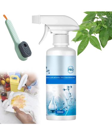 Sowhatahow Stain Remover Laundry Stain Removal Dry-clean Spray nonionic clothing emulsifier No Dry Cleaning Food Grease Coffee Off Laundry Underwear Fabric (1PCS)