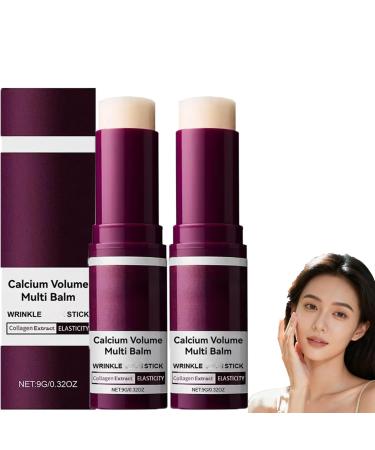 Sgjwyc Calcium Balm Sticks Anti-Aging and Firming Korean Multi-Volume Calcium Balm Sticks Moisturizing and Firming Cream for Eyes